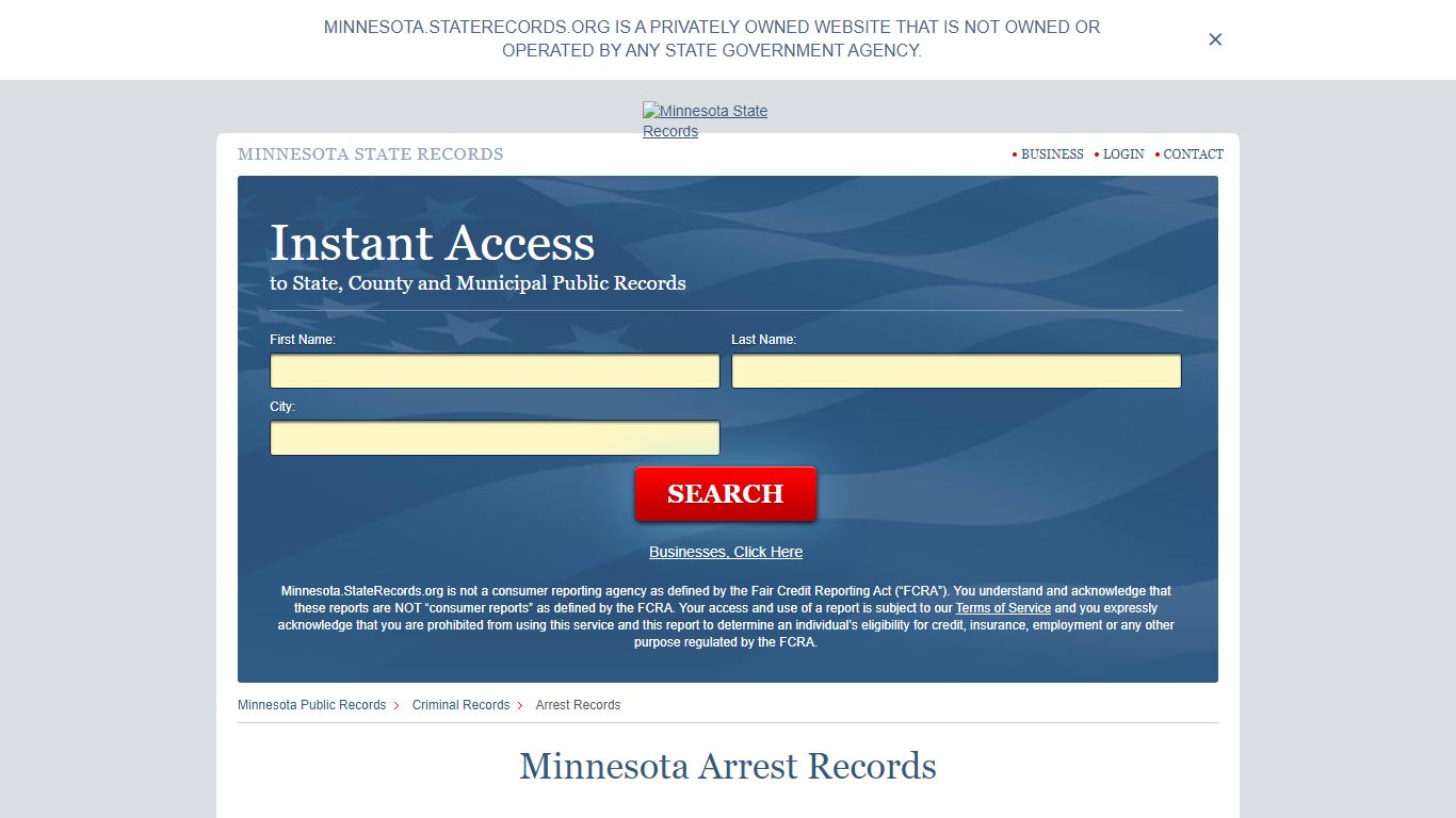 Minnesota Arrest Records | StateRecords.org